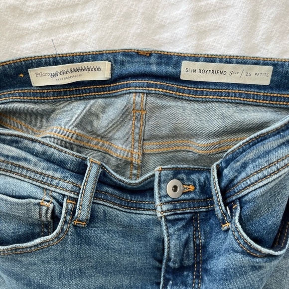 Pilcro and the Letterpress by Anthropologie slim boyfriend jeans size 25P - Picture 4 of 4